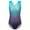 A Aqua, variant on BAOHULU Girls Diamond Gymnastics Leotard Sleeveless Gradient Blue Ballet Dancewear