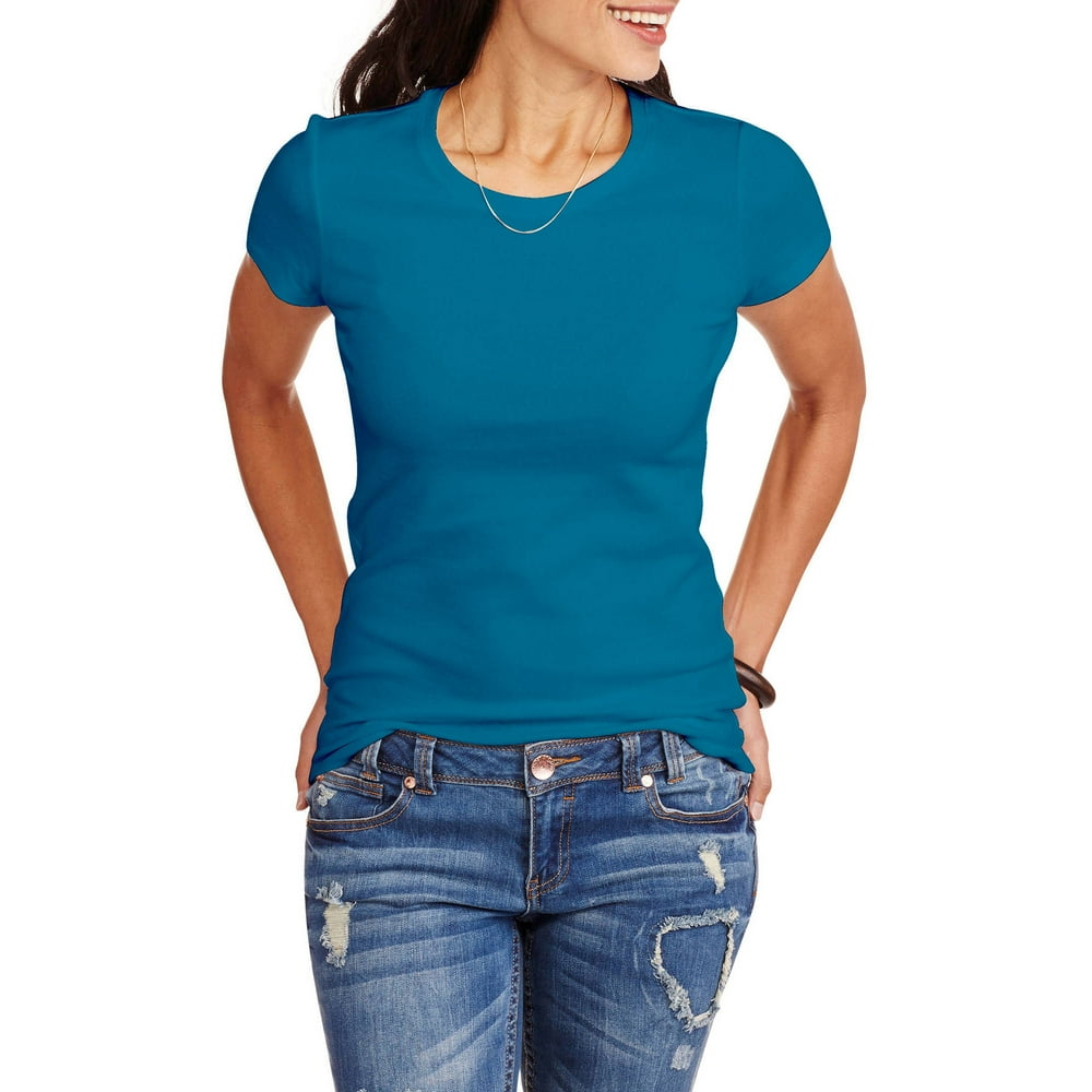 Faded Glory Women's Short Sleeve Essential Crewneck Tee