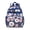 Blue-49, variant on Floral and Hummingbird Illustration Breathable Book Bag for School