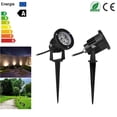 thumbnail image 2 of Yuarrent Super brillante 7 vatios CC exterior LED paisaje foco accesorio jardín patio camino césped lámpara de inundación (blanco cálido, soporte con Iluminación y accesorios Numero 5 Yuarrent HA024199-05, 2 of 6