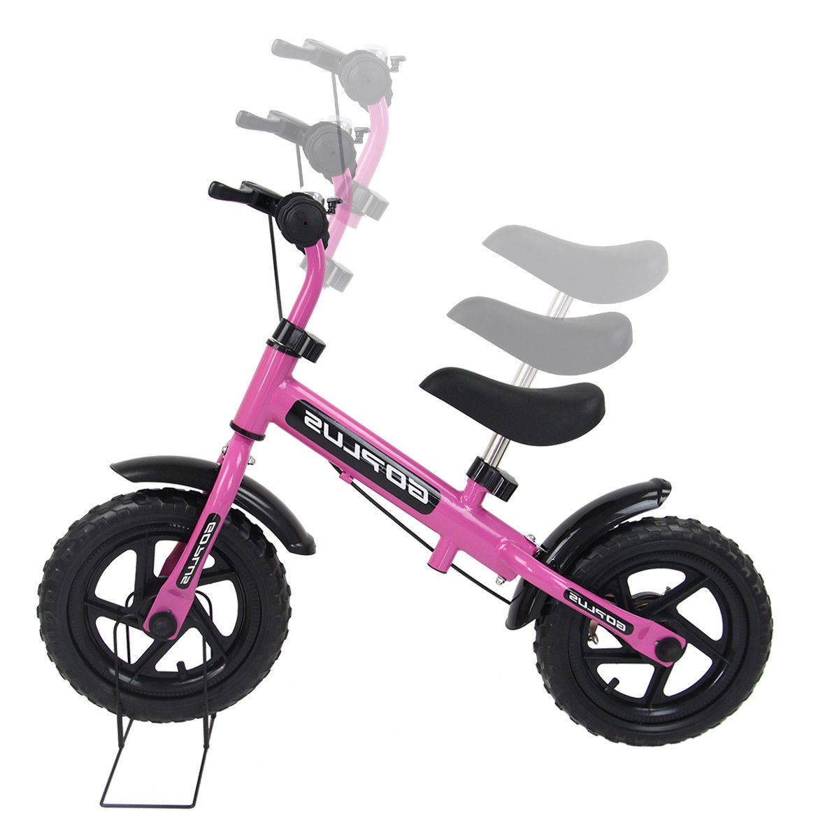 Goplus 12'' Pink Kids Balance Bike Children Boys & Girls with Brakes and Bell Exercise - image 3 of 9