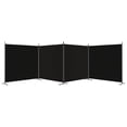 thumbnail image 2 of vidaXL 4-Panel Room Divider Black 698x180 cm Fabric, 2 of 5