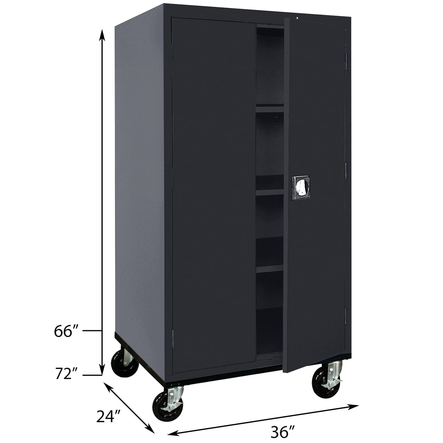 Sandusky Hotwells 20 Gauge Steel Single Storage Cabinet ( 72'' H x 36'' W x 24'' D)