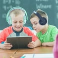 thumbnail image 4 of Kids Headphones for School, Seenda Lightweight Foldable On-Ear Headphones with Microphone, 4 of 7