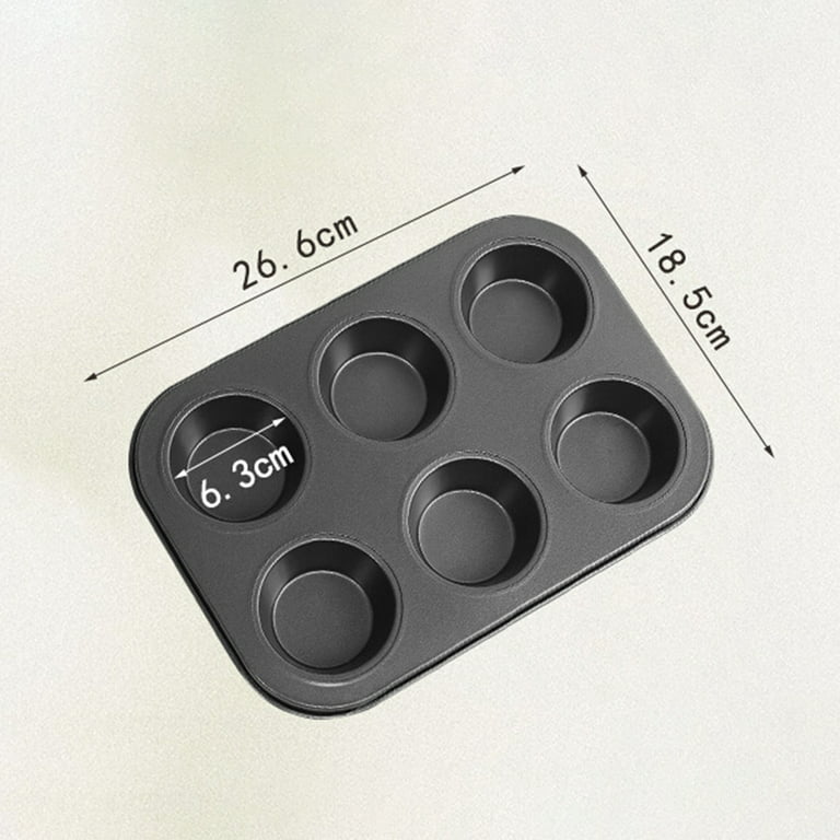 Thaweesuk Shop 6 PACK 24 Cup Non-Stick 3.5 Oz Muffin Cupcake Pan Commerical  Baking Sheet Tin 20 1/2 x 14 (LxW) of Set