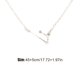 thumbnail image 3 of Collar Sonducket Ins Doce Signo del zodiaco Constelaciones Tema Amistad Rhinestone Chic Cómodo Colgante Aries Plata AP009335-23, 3 of 6