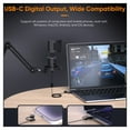 thumbnail image 3 of STA-U2A Kit de Microphone d'Ordinateur USB à Condensateur avec Bras Ciseaux Réglables Support Antichoc pour Voix sur, Facile à Utiliser, 3 of 7