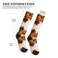 thumbnail image 4 of Pofeuu Thanksgiving With Autumn Print Compression Socks for Women & Men Circulation - Best Support for Nurses,Running,Athletic,Sports, 4 of 7