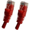 Professional Cable 5' Gigabit Ethernet UTP Cable with Boots, Red