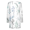thumbnail image 4 of Cardigan for Women's Plus Size Casual Long Sleeve Fashion Casual Printing Pocket Cardigan Tops Blouse Party on Clearance, 4 of 5