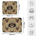 thumbnail image 4 of Heart Raspberry Flower Drying Dish Mat Quick Drying Absorbent Soft Durable for Kitchen 16" x 18", 4 of 10