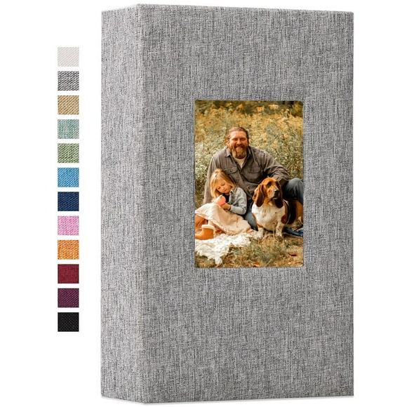 300 Pockets Linen Photo Album for 4x6 Photos Books Slip-in Picture Albums Wedding Baby Family Anniversary Photo Storage