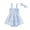 Light Blue, variant on Bagilaanoe Newborn Baby Girl Summer Rompers Dress Daisy Print Sleeveless Bodysuits Headband 3M 6M 12M 18M Infant Patchwork A-line Dresses
