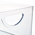 thumbnail image 2 of iDesign Plastic Open-Front Cabinet and Pantry Organizing Bin, Clear, 2 of 6