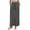 Gray, variant on CHGBMOK Wide Leg Pants for Women Elastic Waisted Cotton Linen Shift Long Pants Solid Loose Lounge Trousers with Pocket