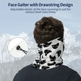 thumbnail image 4 of Neck Warmer Scarf, Artistic Cat Face Black Soft Headband Hair Sock Head Wrap Headwear Face Mask Neck Gaiter, Magic Scarf Bandana Cold Weather Scarf for Men Women, 4 of 7