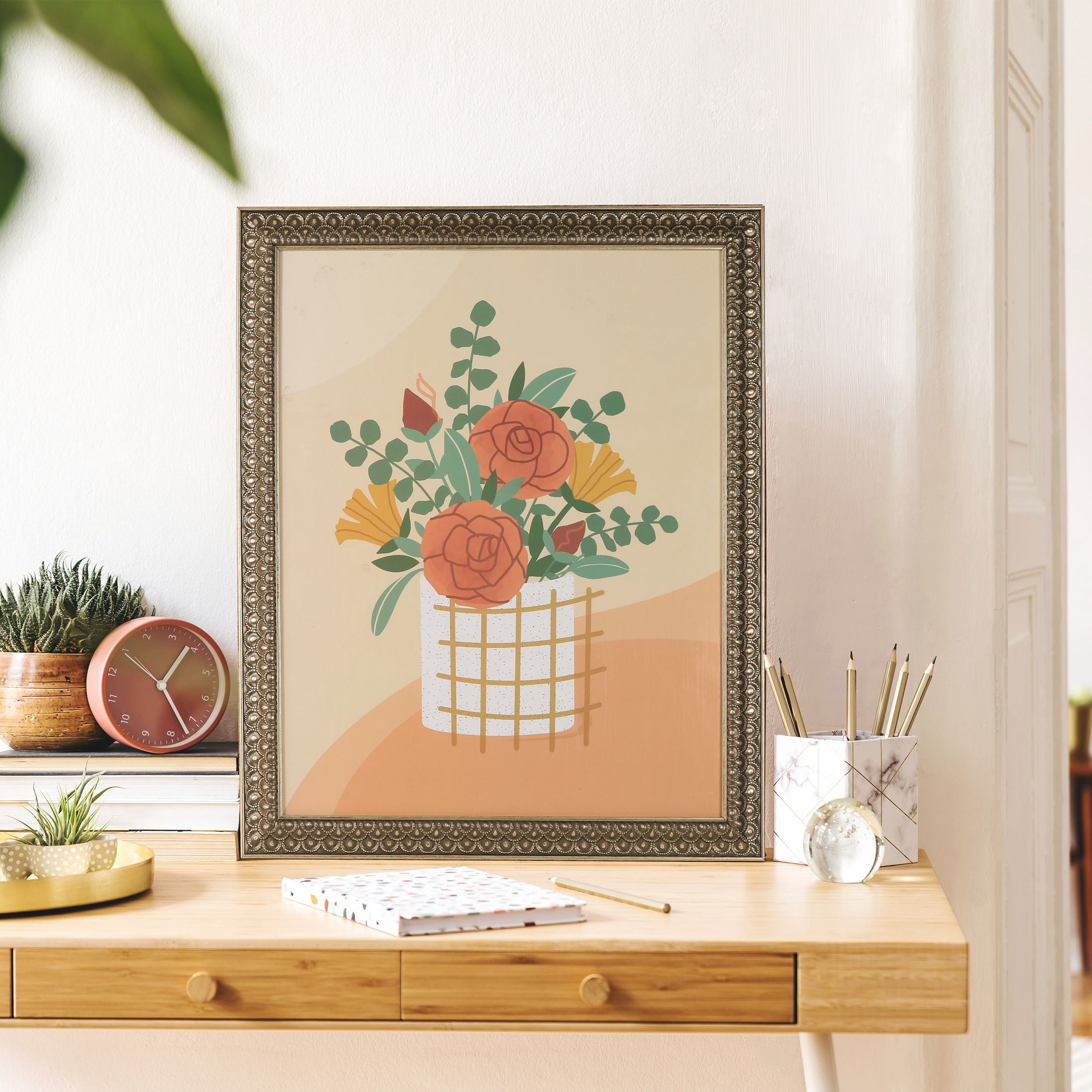 Mainstays 16x20 Classical Brass Gold Wall Poster Frame