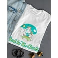 thumbnail image 3 of Head In Clouds Little Unicorn Women T-Shirt, Female Small, 3 of 4