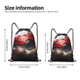 thumbnail image 2 of Pofeuu Pokemon for Water-Resistant 210D Drawstring Bag Compact Foldable Design Gym Yoga Travel Essentials Lightweight Carryall-Medium, 2 of 6