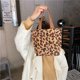 thumbnail image 3 of Bolso Bento de pana para mujer, bolsa de almacenamiento de almuerzo con animales (leopardo albaricoque) Tmvgtek Oficina Multiescena Multifunción, 3 of 9