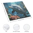 thumbnail image 3 of WYYP Dolphin Fish Coral Reef Cloth Napkins for Farmhouse Party Dining Table Decor Gift 4 PCS, 3 of 7
