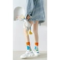 thumbnail image 4 of CHUNTIAN Sox Womens Funny Crew Socks Girls Cute Novelty Animal Flower Patterned Socks Funky Cotton Dress Mid-calf Sock Gifts, 4 of 8