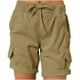 thumbnail image 1 of ICHUANYI Clearance Women's Fashion Casual Solid Color High Waist Cargo Pants A-Line Loose Wide Leg Casual Pants(Brown, L) ICHUANYI WER2023080704861, 1 of 7