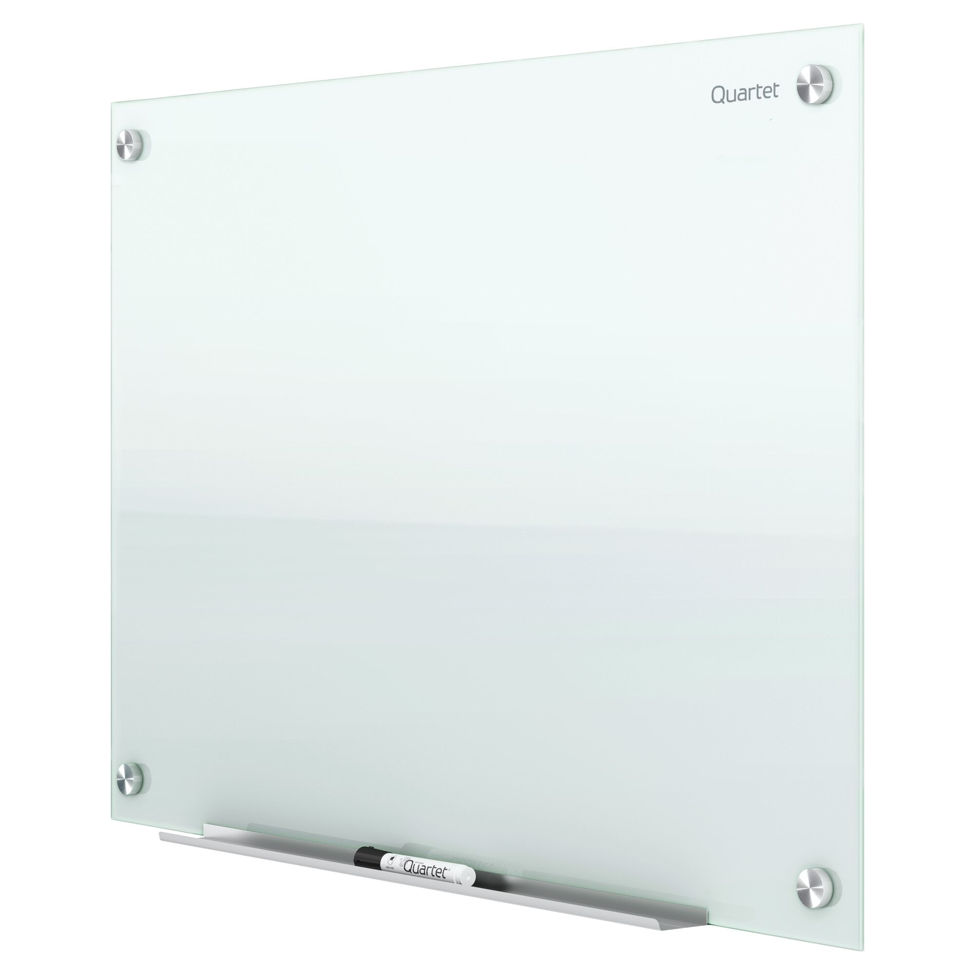 Quartet Infinity Glass Dry-Erase Board, 24" x 18" (2' x 1 1/2'), White Surface