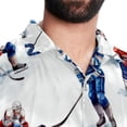 thumbnail image 5 of Ice Hockey Men's Casual Hawaiian Shirt Printed Button Down Short Sleeve Summer Beach Shirts Unisex, 5 of 6