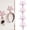 Pink, variant on 4 Pcs Cute Cat Metal Hooks Wall Mount Iron Black Decorative Wall Mounted Coat Hooks Cute Animal Key Hanger Decor Cat Lover Gifts for Clohes, Towels, Hats