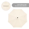 thumbnail image 2 of Sombrilla de patio Simple Deluxe para mesa exterior de 2,7 m, color beige, 2 of 8