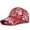 HAT10-Red, variant on Rhuody Hat Men And Women Regular Youth Retro Letters Colorful High Street Cap Baseball Cap Handsome Wear White