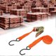 thumbnail image 3 of 1Pcs Pull Ratchet Tie Down Straps Ropes For Vehicle Traction 4.5m, 3 of 3