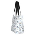 thumbnail image 4 of Fotbe Music Shark Pattern Beach Tote,Shoulder Handbag,Spacious Tote Bag,Lightweight Travel Bag,Versatile Shopping Bag, 4 of 9