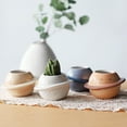 thumbnail image 1 of Flmtop Mini Planet Shape Ceramic Succulent Bonsai Flower Pot Desktop Balcony Yard Decor, 1 of 9