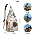 thumbnail image 2 of Tribal Rustic Chest Bag - Durable Anti-Theft Sling for Outdoor Adventures, 2 of 4