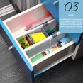 thumbnail image 2 of Organizer Partition For Kitchen Wardrobe Adjustable Retractable Telescopic Portable ABS Drawer Dividers, 2 of 14