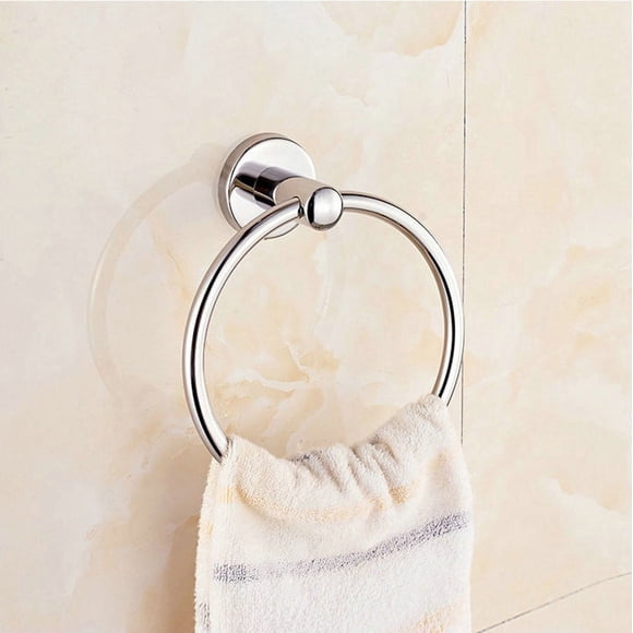 EGNMCR Bath Towels, Face Towels Bathroom Accessory Wall Mounted Polished Stainless Steel Towel Holder