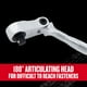 thumbnail image 5 of Cabezal flexible Ratchet CRAFTSMAN V-SERIES 3/8 Drive de 96 dientes, 5 of 9