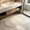 thumbnail image 3 of Stone Bath Mat Diatomaceous Earth Shower Mat Non-Slip Super Absorbent Diatomite Stone Bath Mats for Bathroom Floor Quick Drying Natural Easy to Clean, 3 of 5