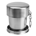 thumbnail image 1 of Taza de té portátil de viaje para acampar al aire libre plegable de acero inoxidable (250 ml) Sywqhk Para Estrenar, 1 of 8