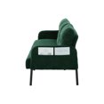 thumbnail image 6 of Jopath Oversized Loveseat, Double-Seater Sofa Cozy Bedroom Sofa with Metal Legs and Side Pockets for Living Room Bedroom Dorm Apartment Emerald, 6 of 7