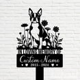 thumbnail image 5 of Handmadetneonsign Boston Terrier Dog Memorial Metal With Stake, Boston Terrier Metal Name Sign Stake, Dog Metal Stake Decor 45149, 5 of 5