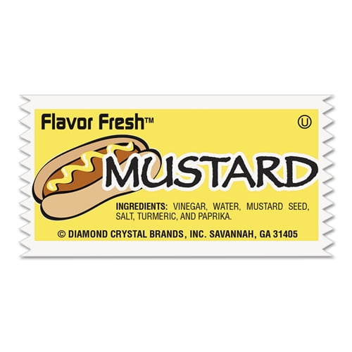 Flavor Fresh Mustard Pouches 200 Count by DIAMOND CRYSTAL BRANDS