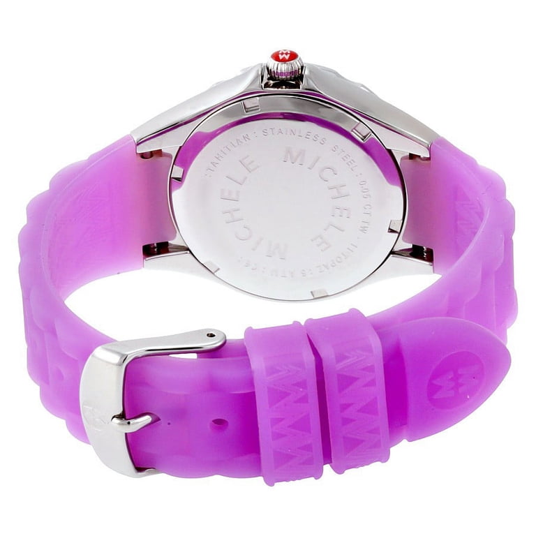 MICHELE TAHITIAN PURPLE JELLY BEAN WATCH IMPORTED MICHELE  main image 3