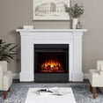 thumbnail image 2 of Real Flame Manus 64" Grand Electric Fireplace in White, 2 of 9