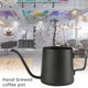thumbnail image 4 of Wosthever Cafetera de largo y estrecho de acero inoxidable para verter sobre goteo, tetera de cuello de cisne de 250ml Juegos de servir café y té, 4 of 6