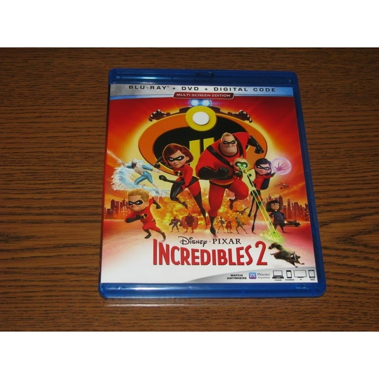 Disney's Incredibles 2 Animated Movie: Blu-ray, DVD