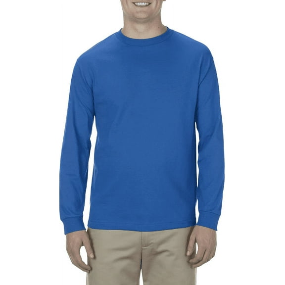 AL1904 Alstyle Soft Spun Cotton Long-Sleeve T-Shirt Royal S