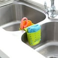 thumbnail image 3 of 2 Pack Kitchen Sink Shelf Hanging Sponge Drainboard Storage Baskets,Sink Faucet Housing Cradle Kitchen Shelving Rack Drain Sponges (Green), 3 of 6